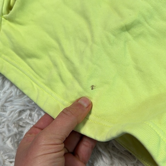 Lululemon Inner Glow High-Rise Short 3" Neon Garment Dye Solid Highlight Yellow - Picture 2 of 7